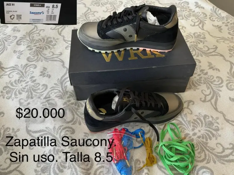 Zapatillas Saucony Jazz 81 negras talla 8.5