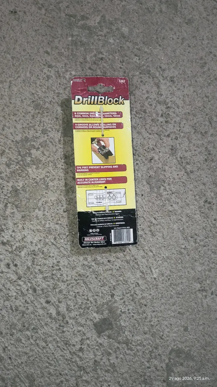 Guía de Taladro DrillBlock Milescraft - 1