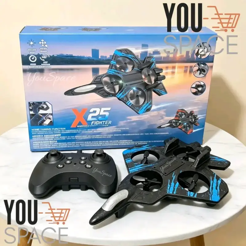 Dron X25 Fighter con Control Remoto y Luces LED - 3