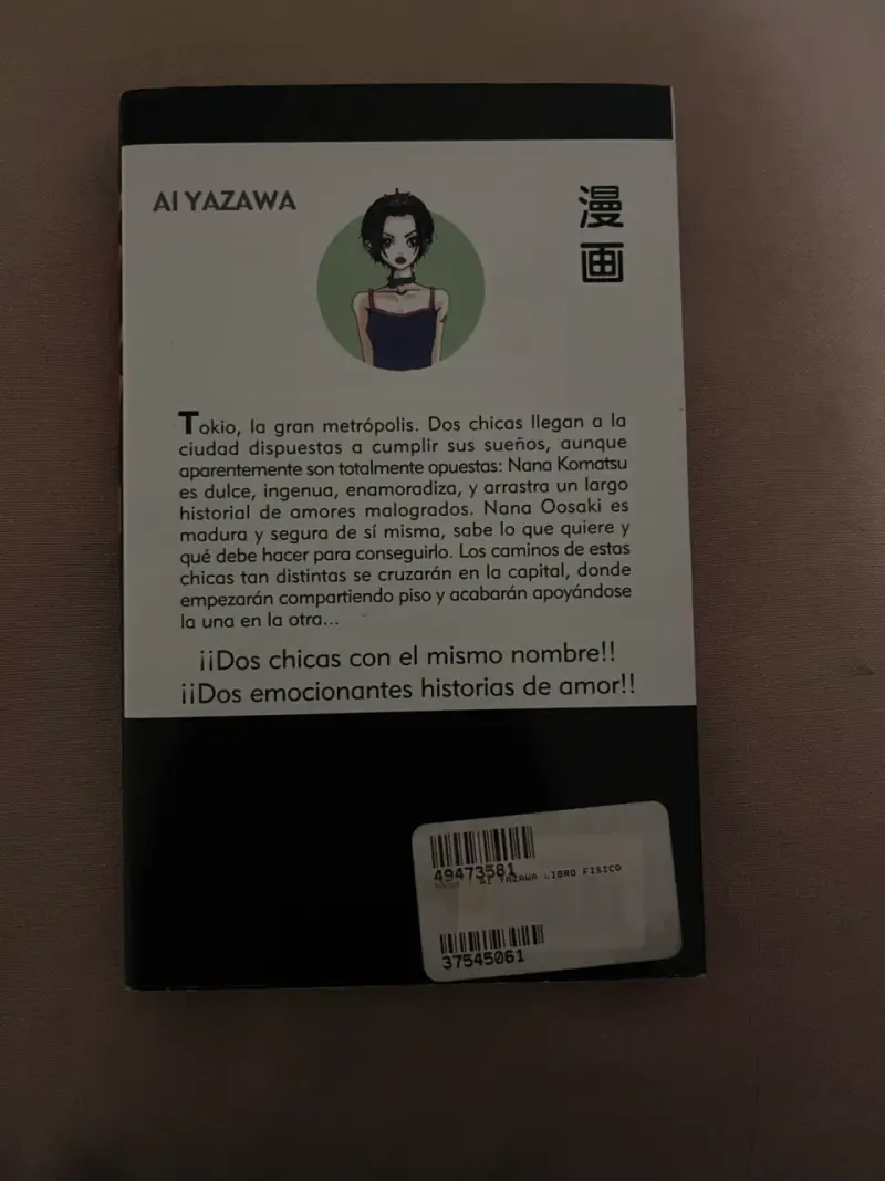 Manga Nana Volumen 1 de Ai Yazawa - 2