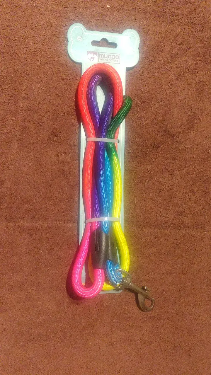 Correa para perro multicolor Mundo Mascotas