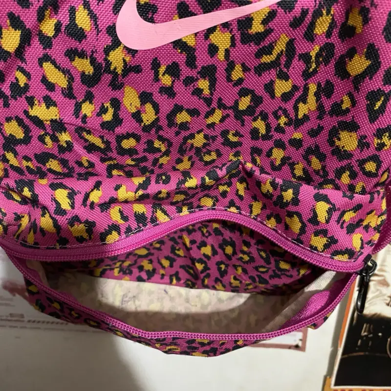 Mochila Nike estampado leopardo rosa - 5