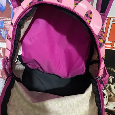 Mochila Nike estampado leopardo rosa - miniatura 6