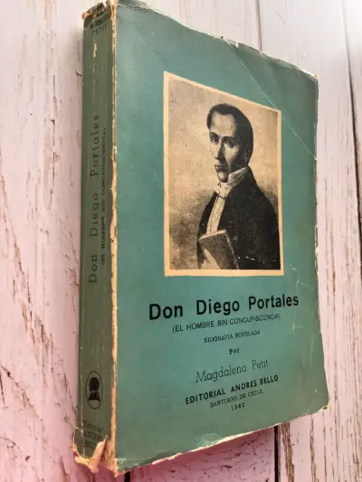 Libro Don Diego Portales de Magdalena Petit 1962 - miniatura 2