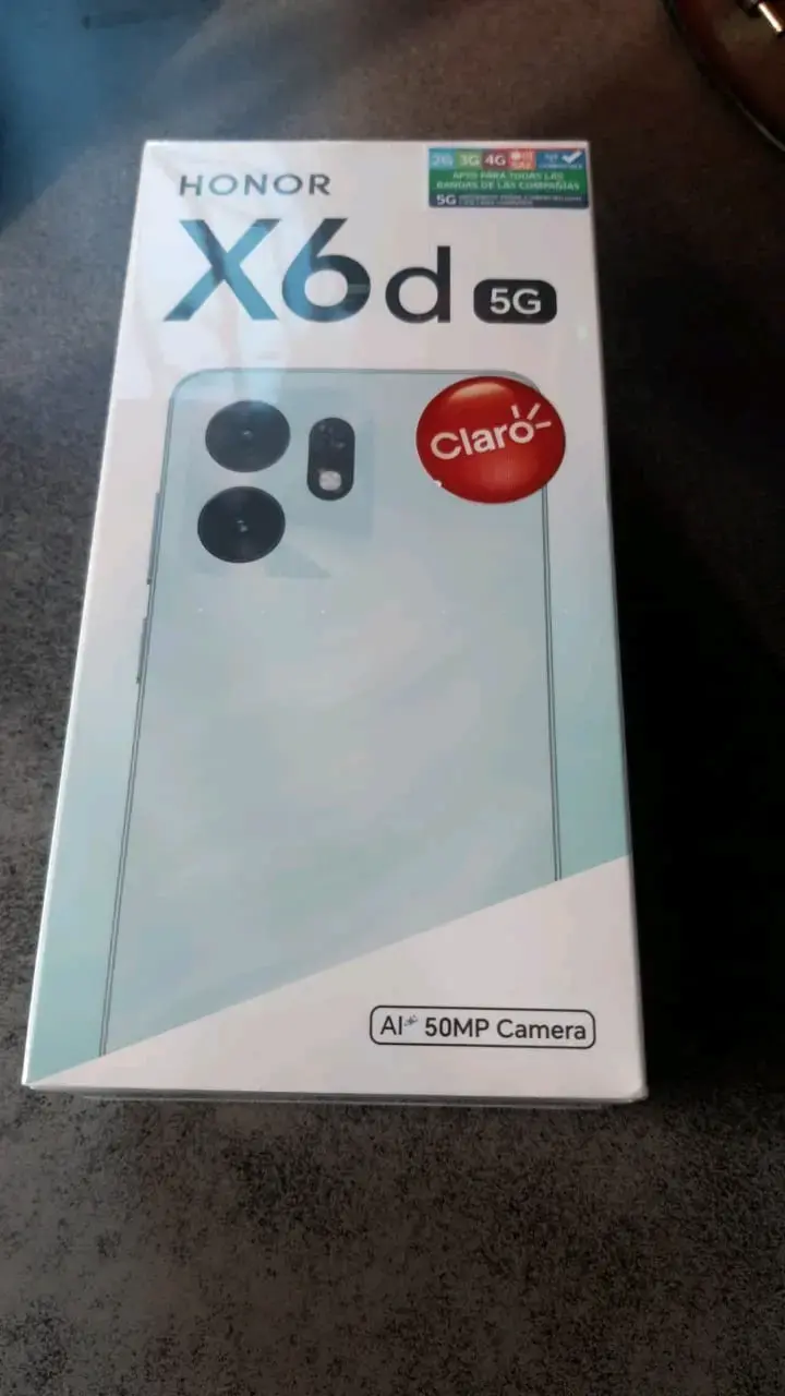 Smartphone Honor X6d 5G con Cámara 50MP - 1