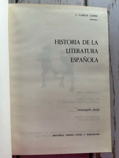 Historia de la Literatura Española de José García - miniatura 2