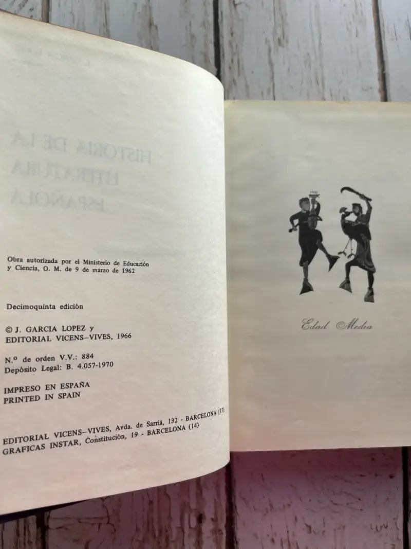 Historia de la Literatura Española de José García - 3