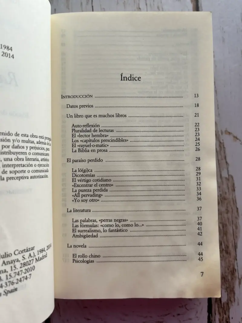 Libro Rayuela de Julio Cortázar Edición Cátedra - 4