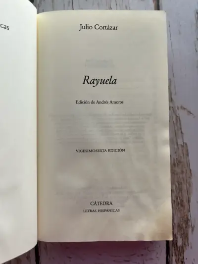 Libro Rayuela de Julio Cortázar Edición Cátedra - miniatura 5