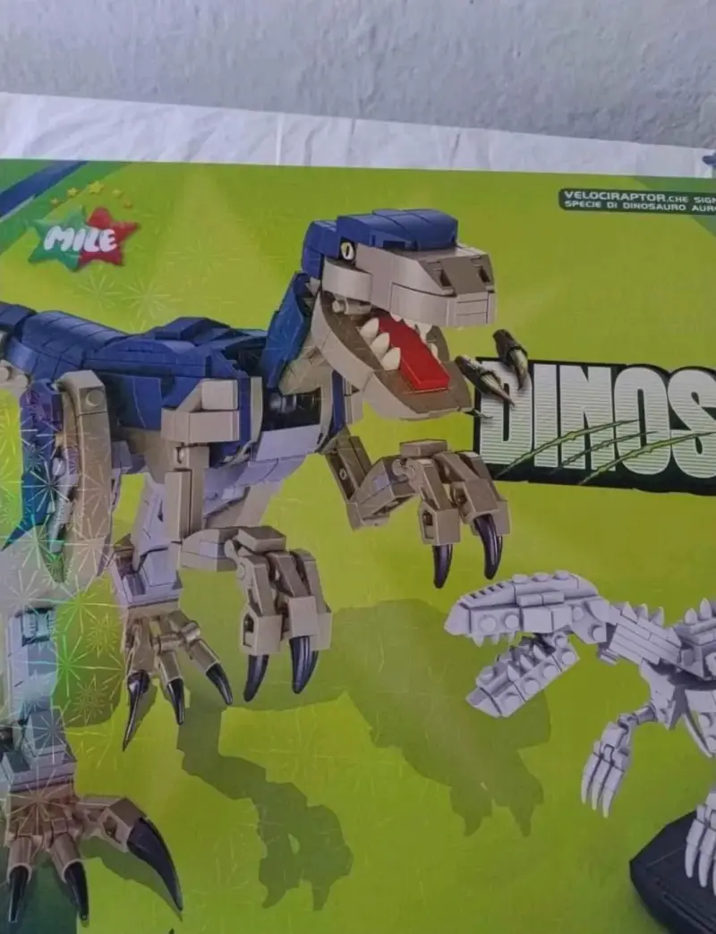 Set de construcción dinosaurio Velociraptor Mile - 1