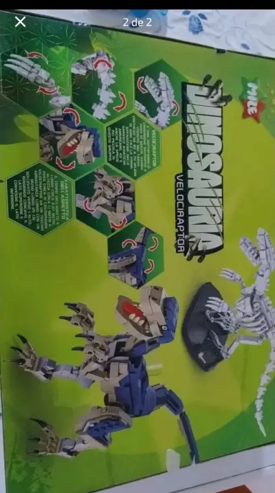 Set de construcción dinosaurio Velociraptor Mile - miniatura 2