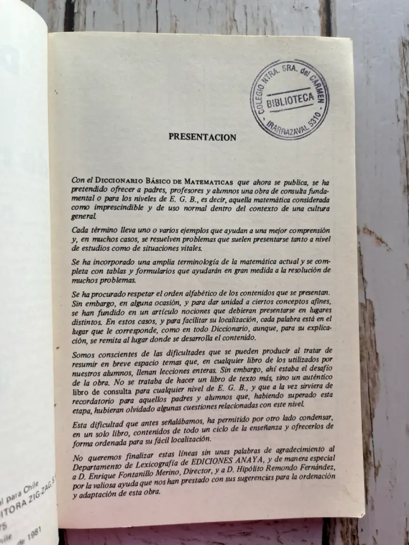 Diccionario Básico de Matemáticas Mariano Díaz - 5