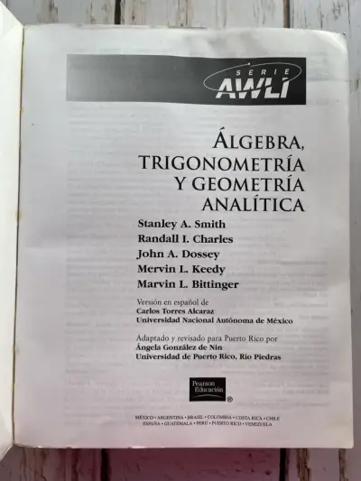 Álgebra con Trigonometría y Geometría Analítica - miniatura 2