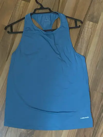 Polera Deportiva Azul Marca Head - miniatura 1