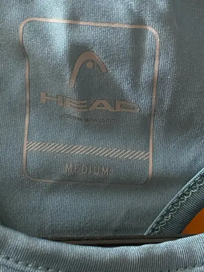 Polera Deportiva Azul Marca Head - miniatura 3