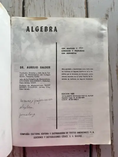 Libro de Álgebra de A. Baldor con Ejercicios - miniatura 3