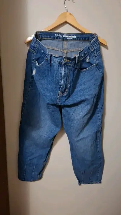 Jeans Capri Mujer Sybilla Adele Talla 48 - miniatura 3