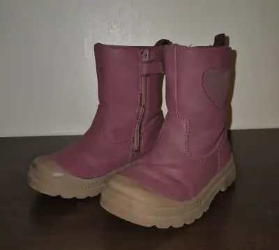 Botas de niña color burdeos, talla 24 - miniatura 1