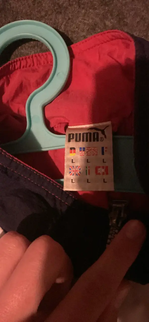 Chaqueta deportiva Puma roja y azul para hombre - 3