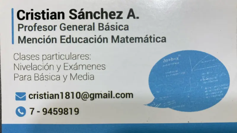 Clases particulares de matematica