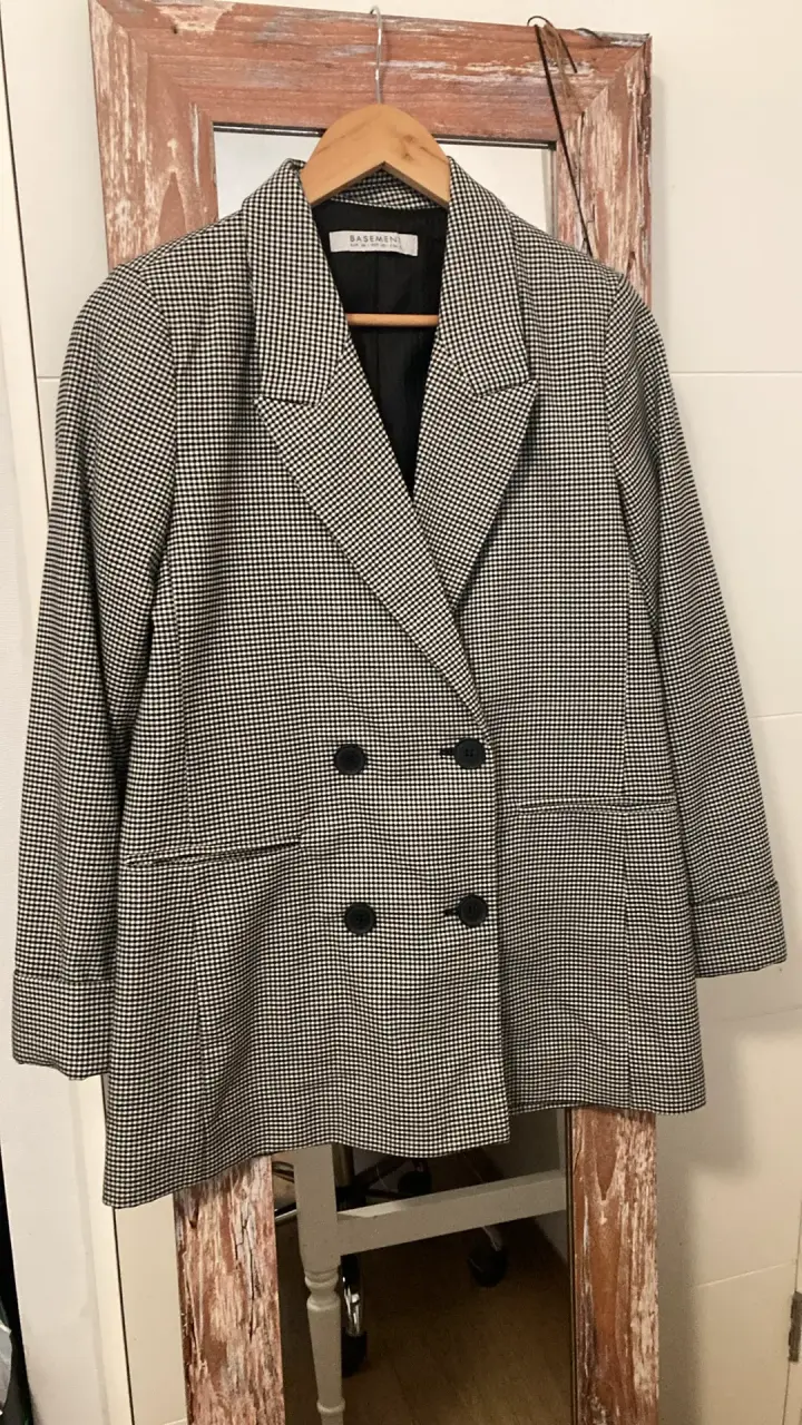 Blazer de mujer a cuadros Basement - 2