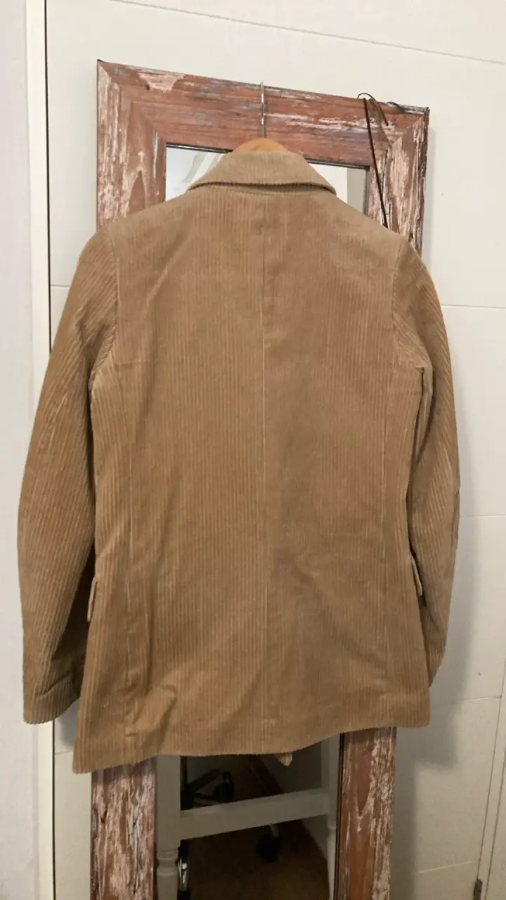 Blazer de Pana Beige H&M Talla 32 - 3