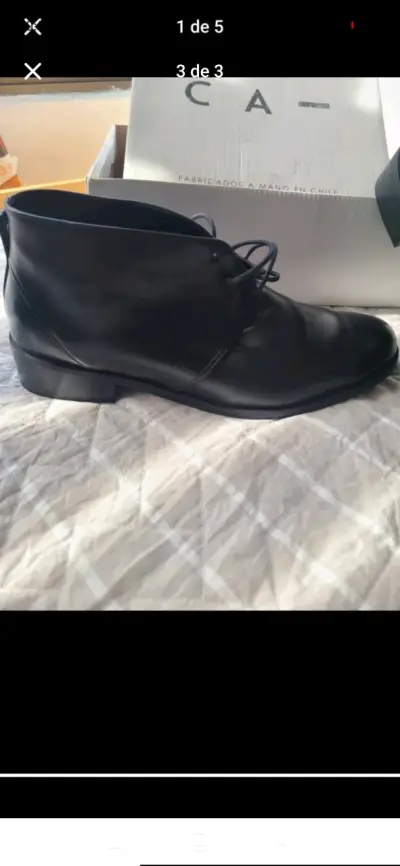 Zapatos de cuero negro Nalca talla 41 - miniatura 3