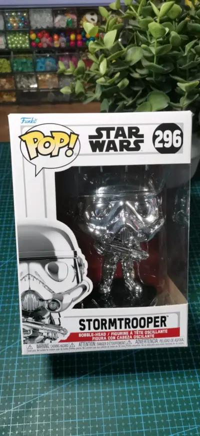 Funko Pop Star Wars Stormtrooper Plateado - miniatura 1