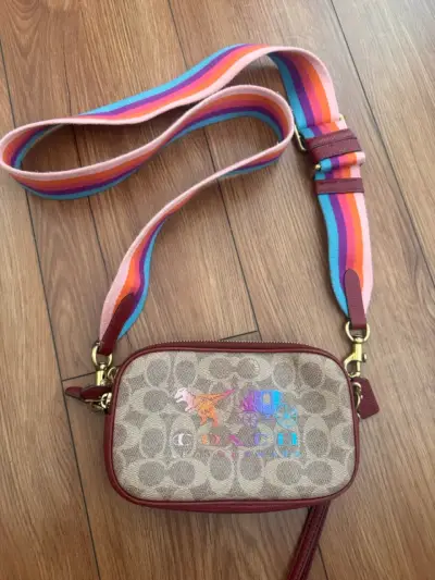 Bandolera Coach con diseño multicolor - miniatura 1