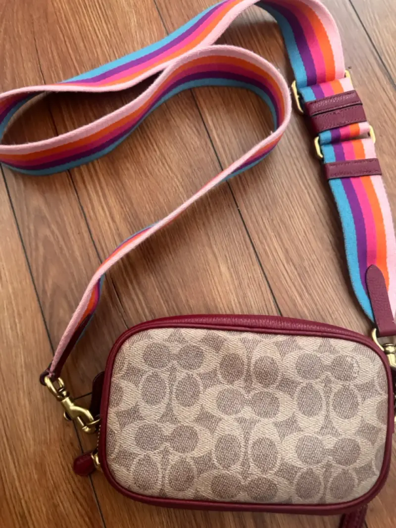 Bandolera Coach con diseño multicolor - 2