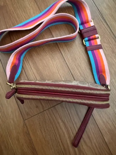 Bandolera Coach con diseño multicolor - miniatura 3
