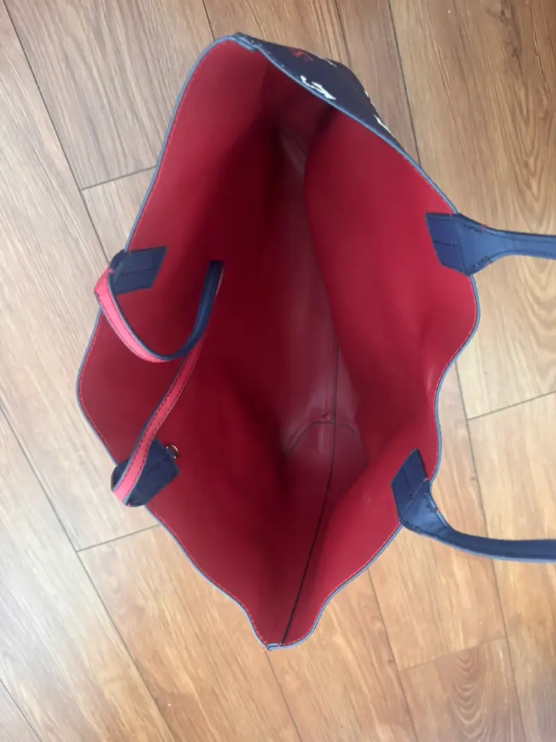 Bolso Tote Tommy Hilfiger anclas azul y rojo - 4