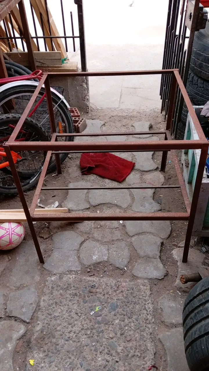 Horno de acero inoxidable con soporte metálico - 2