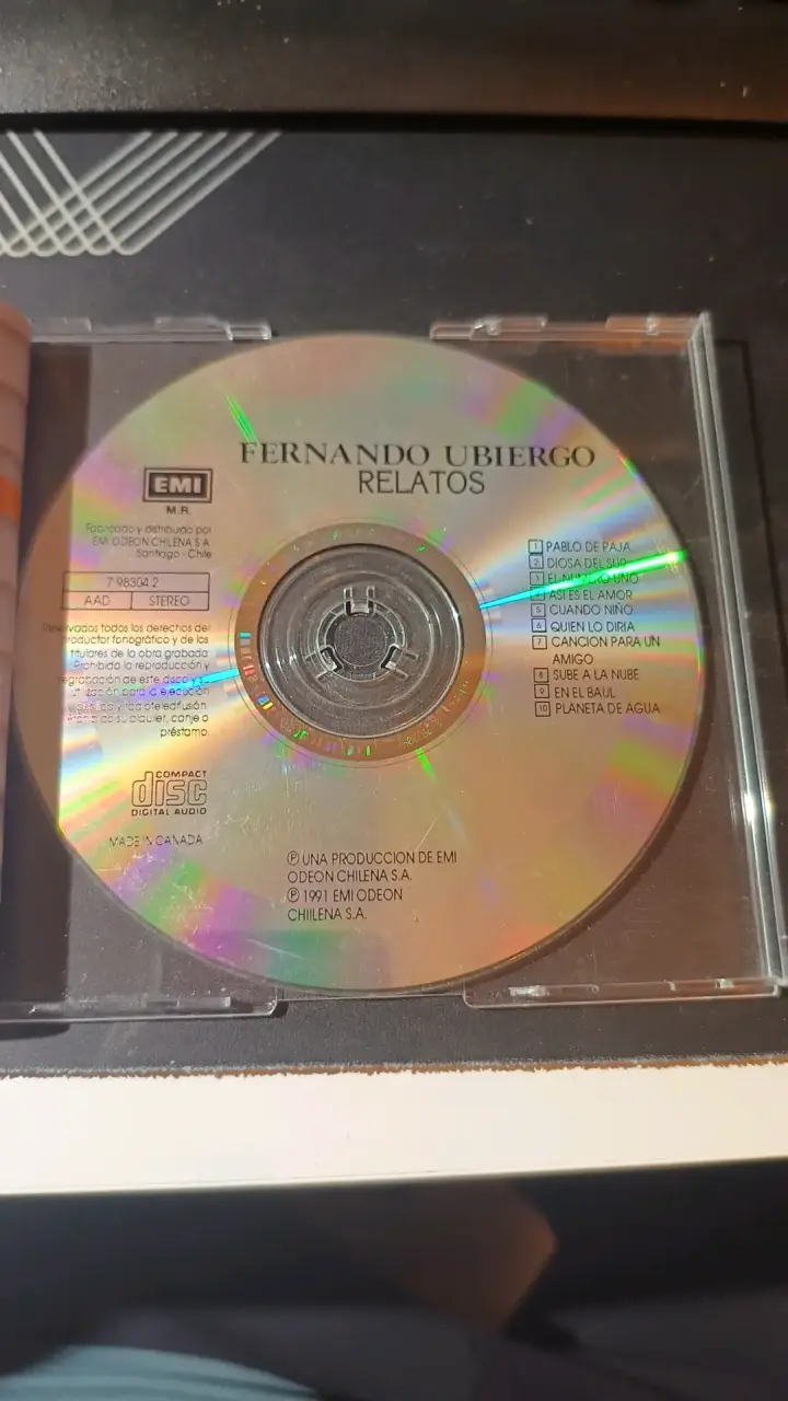 CD Fernando Ubiergo Relatos EMI