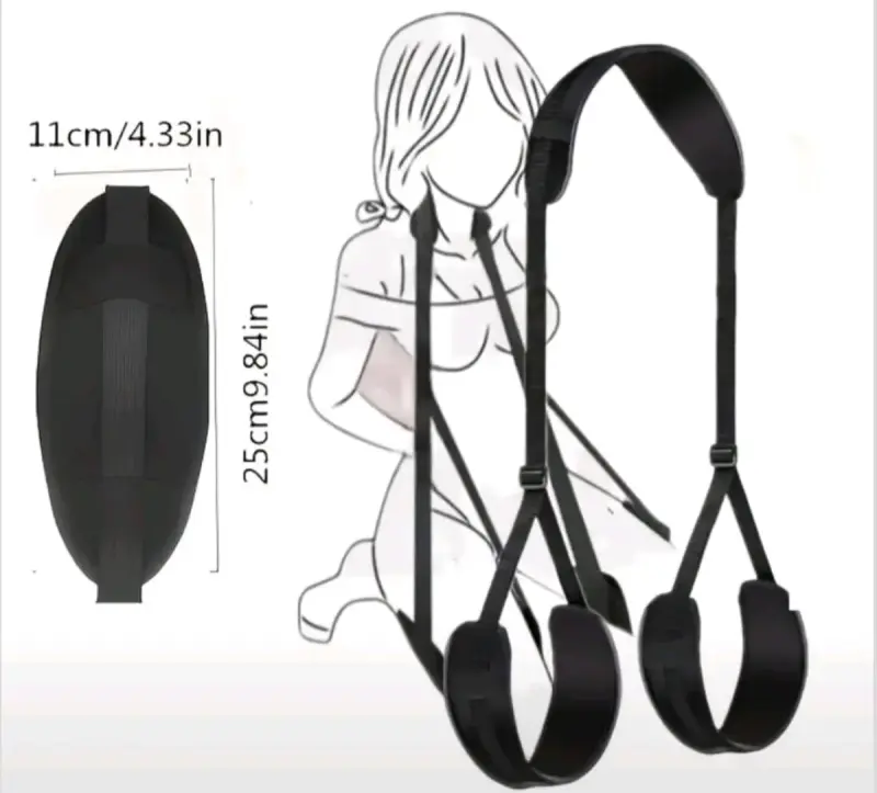 Arnés de restricción ajustable para juegos de pareja - 2
