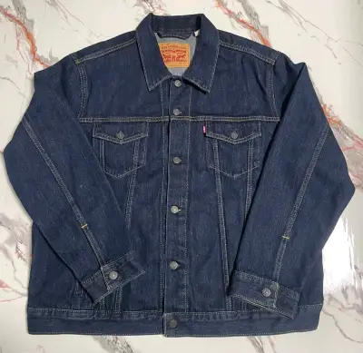 Chaqueta de mezclilla Levi's clásica azul - miniatura 1