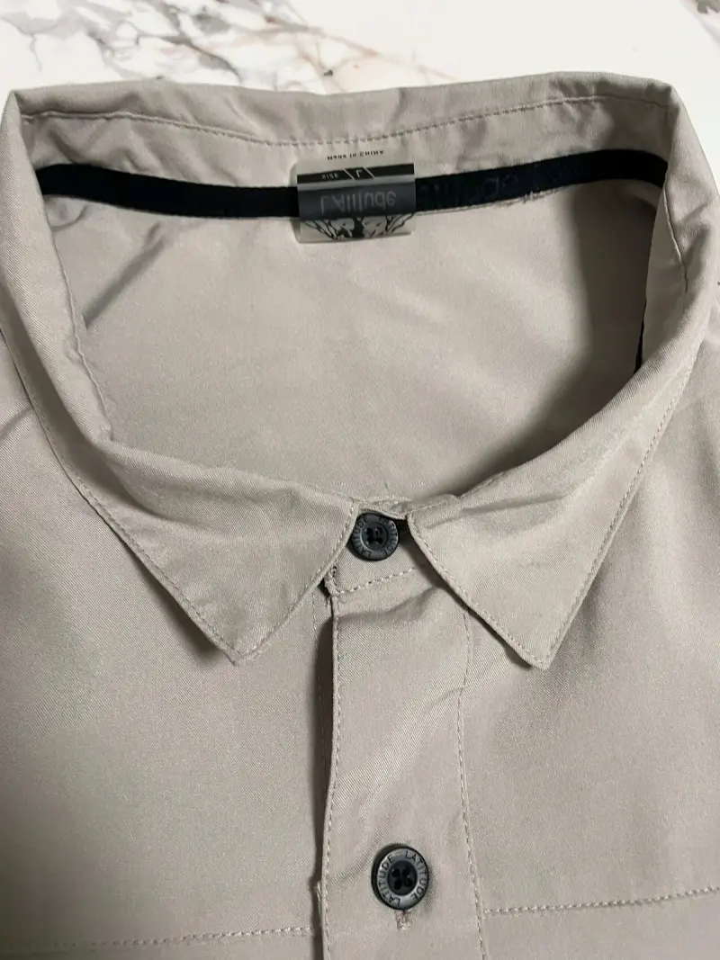 Camisa beige de manga corta Latitude - 2