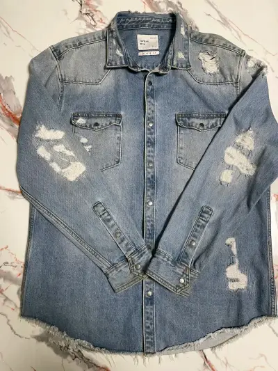 Camisa de mezclilla Zara - miniatura 1