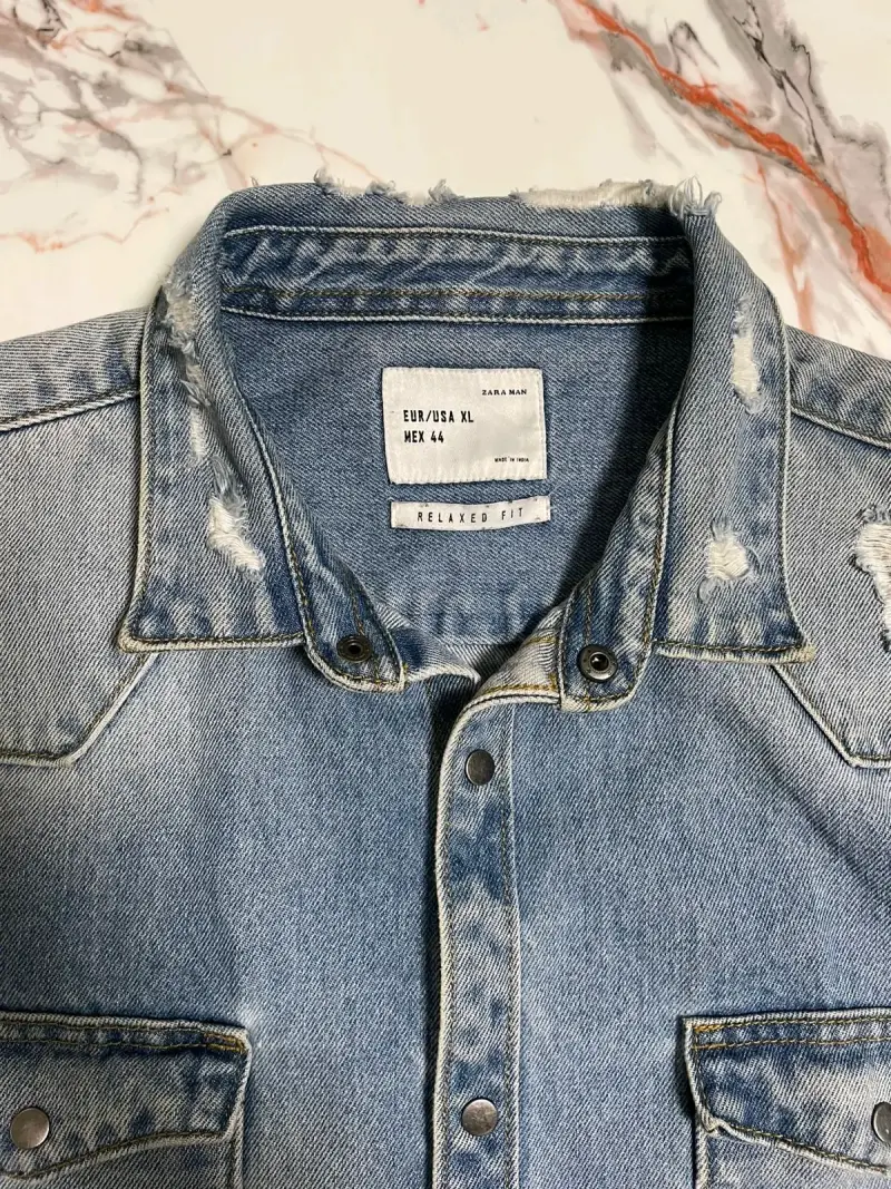 Camisa de mezclilla Zara - 2