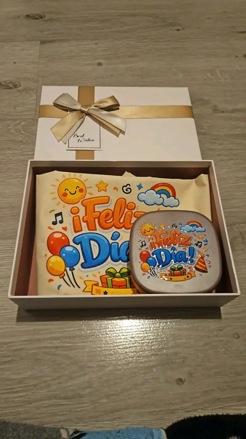 Set de Regalo 'Feliz Día' con Caja Decorativa