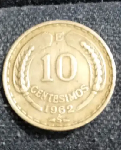 Moneda de 10 Céntimos de Chile 1962 - miniatura 1