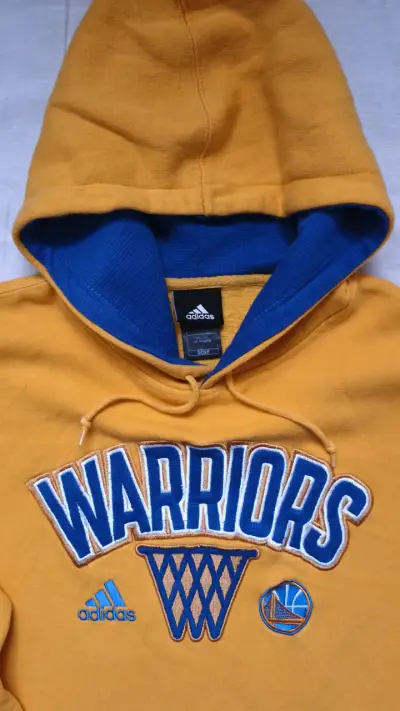 Polerón Adidas Warriors amarillo - miniatura 2