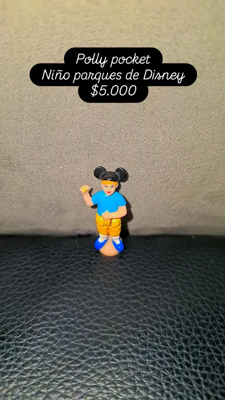 Figura Polly Pocket Niño Parques Disney