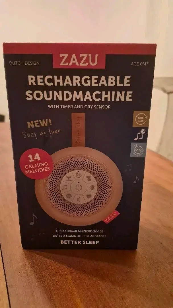 Máquina de sonido recargable Zazu con sensor de llanto - 1