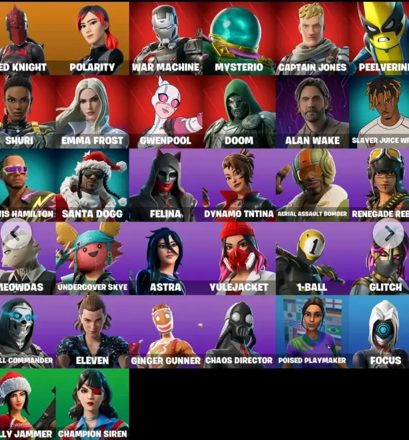 Cuenta de fornite