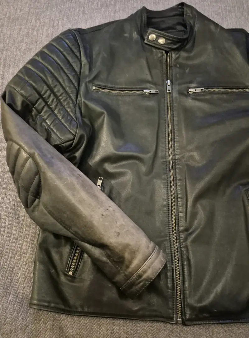 Chaqueta Motocuero M negra para hombre - 2