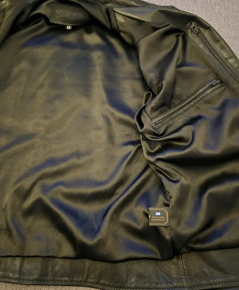 Chaqueta Motocuero M negra para hombre - 5