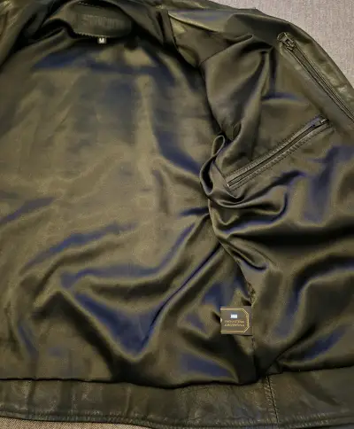 Chaqueta Motocuero M negra para hombre - miniatura 5