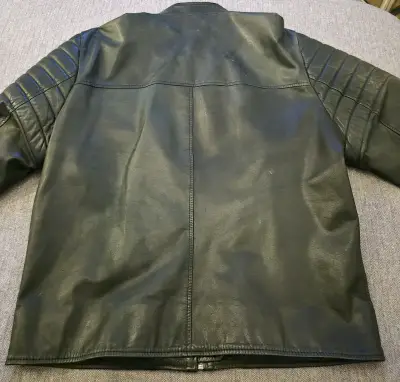 Chaqueta Motocuero M negra para hombre - miniatura 6