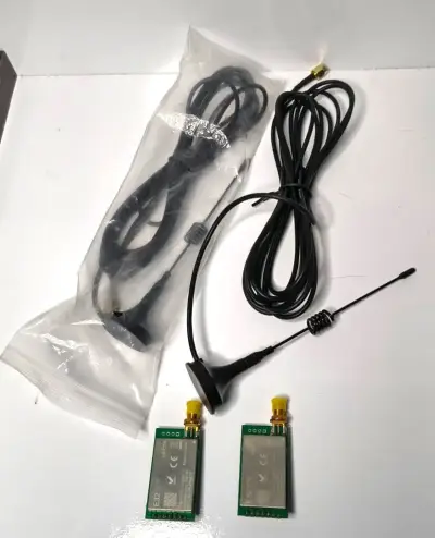 2uds Lora 433mhz Ebyte E32-433t30d + Antenas 5dbi - miniatura 1